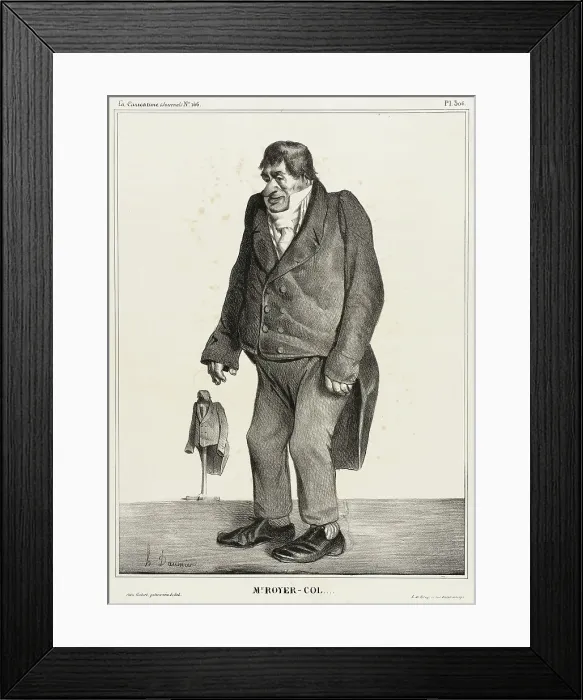 Framed Print : M. Royer-Col... 1833. Creator: Honore Daumier Framed Print : M. Royer-Col... 1833. Creator: Honore Daumier