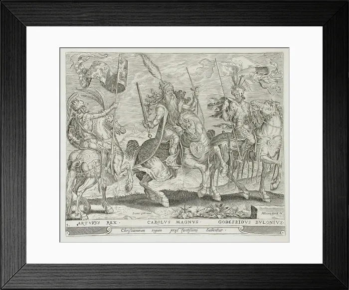 Framed Print : Three Christian Kings, 1567. Creator: Harmen Jansz Muller Framed Print : Three Christian Kings, 1567. Creator: Harmen Jansz Muller