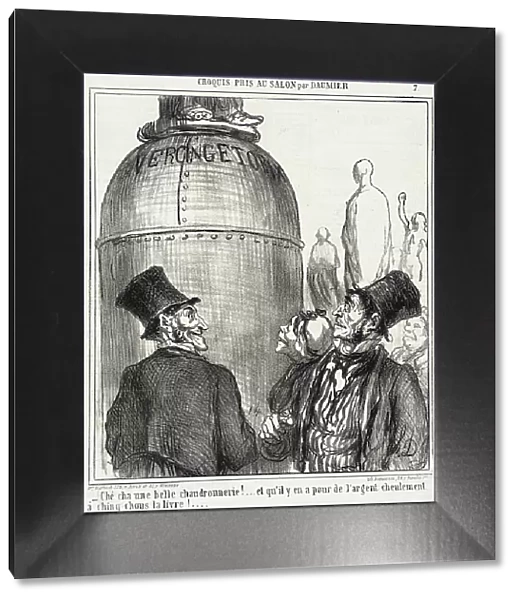 Ché cha une belle chaudronnerie!... 1865. Creator: Honore Daumier