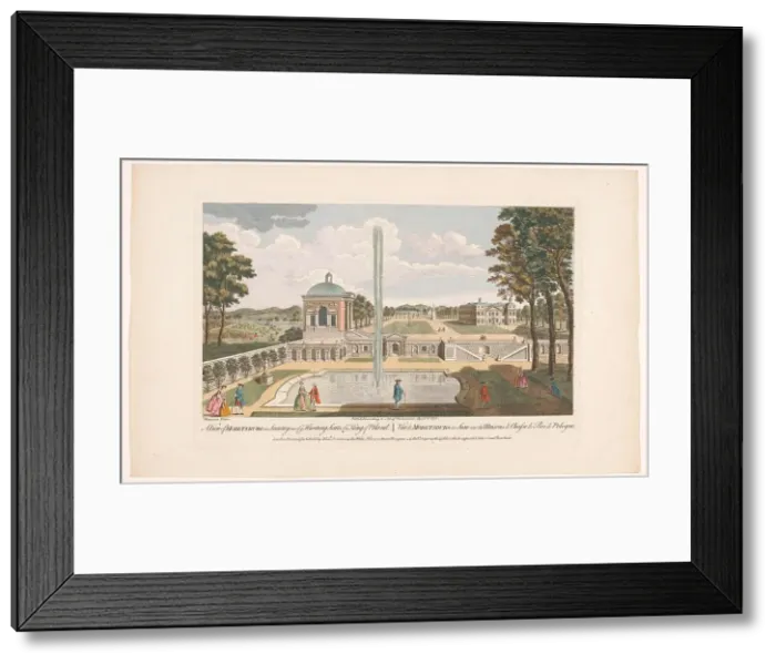 Framed Print : View of the Schloss Moritzburg, 1752. Creator: Unknown Framed Print : View of the Schloss Moritzburg, 1752. Creator: Unknown