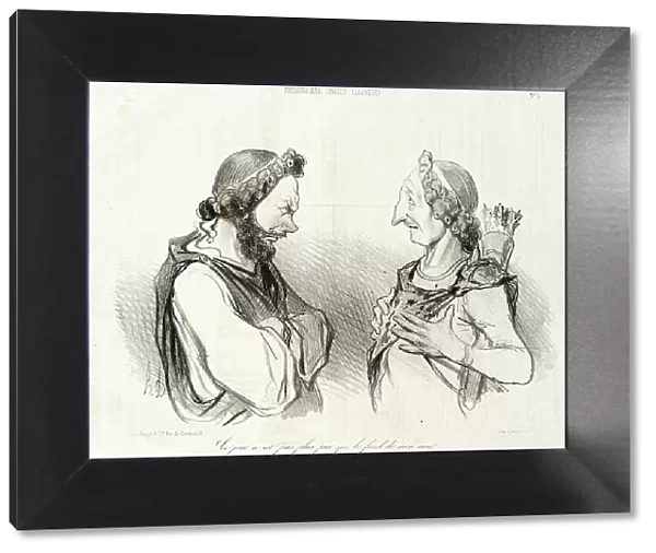Le jour n'est pas plus pur que le fond de mon coeur. (Phedre), 1841. Creator: Honore Daumier