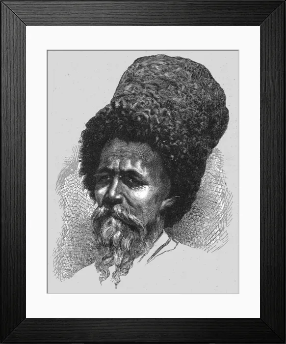 Framed Print : Cossack; The Caucasus, 1875. Creator: Unknown Framed Print : Cossack; The Caucasus, 1875. Creator: Unknown