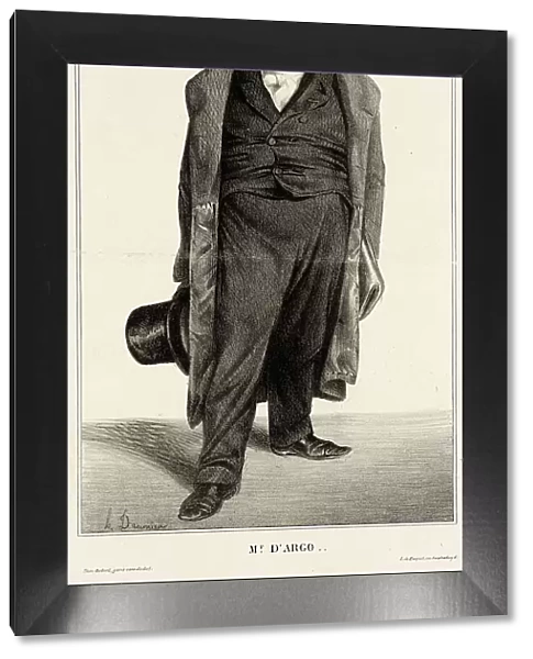Mr. d'Argo, 1833. Creator: Honore Daumier