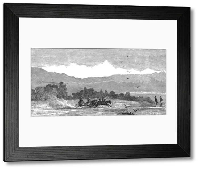Framed Print : Distant view of the Caucasus; The Caucasus, 1875. Creator: Unknown