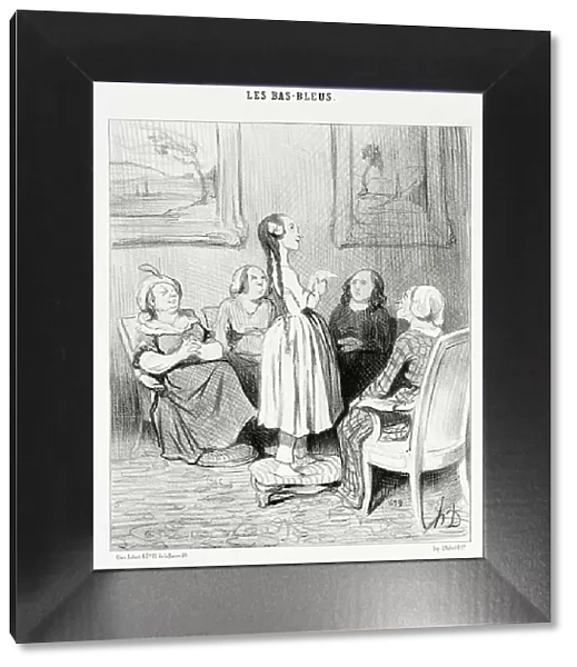 '...dussent-ils me maudire...', 1844. Creator: Honore Daumier. '...dussent-ils me maudire...', 1844. Creator: Honore Daumier