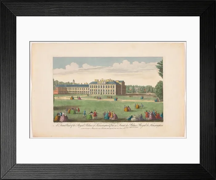Framed Print : View of Kensington Palace in London, 1751. Creator: Fabr. Parr Framed Print : View of Kensington Palace in London, 1751. Creator: Fabr. Parr