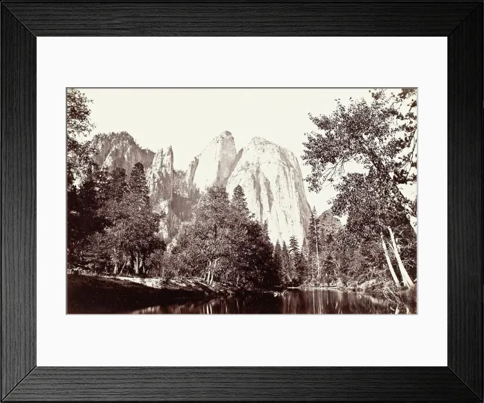 Framed Print : Cathedral Rocks & Spires, Printed 1866 circa. Creator: Carleton Emmons Watkins. Cathedral Rocks & Spires, Printed 1866 circa. Creator: Carleton Emmons Watkins Framed Print : Cathedral Rocks & Spires, Printed 1866 circa. Creator: Carleton Emmons Watkins. Cathedral Rocks & Spires, Printed 1866 circa. Creator: Carleton Emmons Watkins
