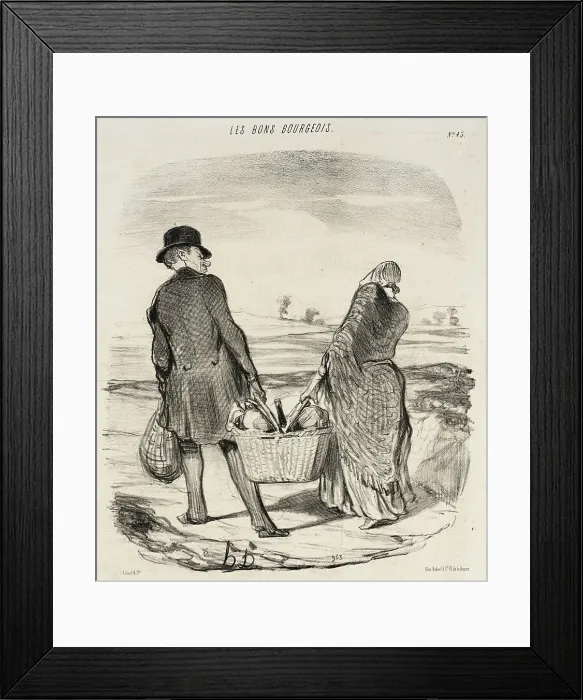 Framed Print : Plus souvent que tu m'attraperas encore à satisfaire ta fantasie... 1847. Creator: Honore Daumier Framed Print : Plus souvent que tu m'attraperas encore à satisfaire ta fantasie... 1847. Creator: Honore Daumier