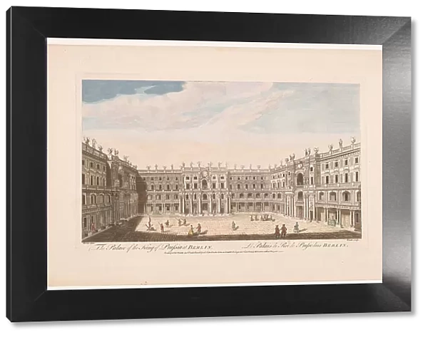 View of the Berliner Stadtschloss in Berlin, 1754-1755. Creator: Thomas Bowles