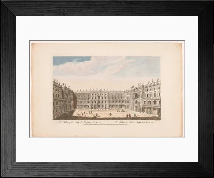 Framed Print : View of the Berliner Stadtschloss in Berlin, 1754-1755. Creator: Thomas Bowles Framed Print : View of the Berliner Stadtschloss in Berlin, 1754-1755. Creator: Thomas Bowles