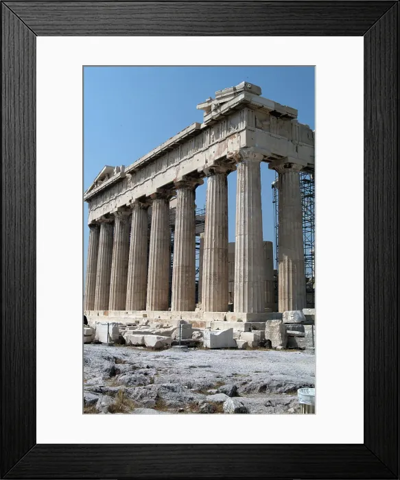 Framed Print : Acropolis, Athens, Greece, 2003. Creator: Ethel Davies