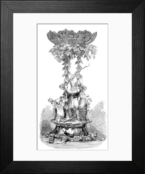 Framed Print : Testimonial to Mr. Fuller, 1858. Creator: Unknown Framed Print : Testimonial to Mr. Fuller, 1858. Creator: Unknown