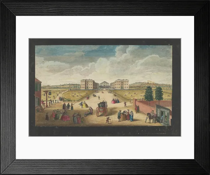 Framed Print : View of the Foundling Hospital in London, 1751. Creators: Robert Sayer, Fabr. Parr Framed Print : View of the Foundling Hospital in London, 1751. Creators: Robert Sayer, Fabr. Parr
