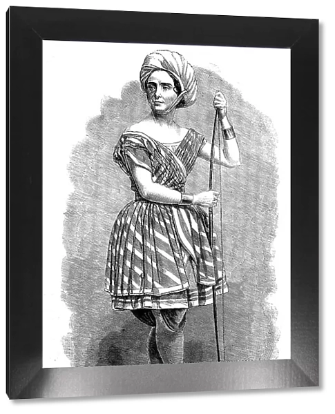 Madame Celeste as the Arab Boy, in 'The French Spy', at the Standard Theatre, 1858. Creator: Smyth. Madame Celeste as the Arab Boy, in 'The French Spy', at the Standard Theatre, 1858. Creator: Smyth