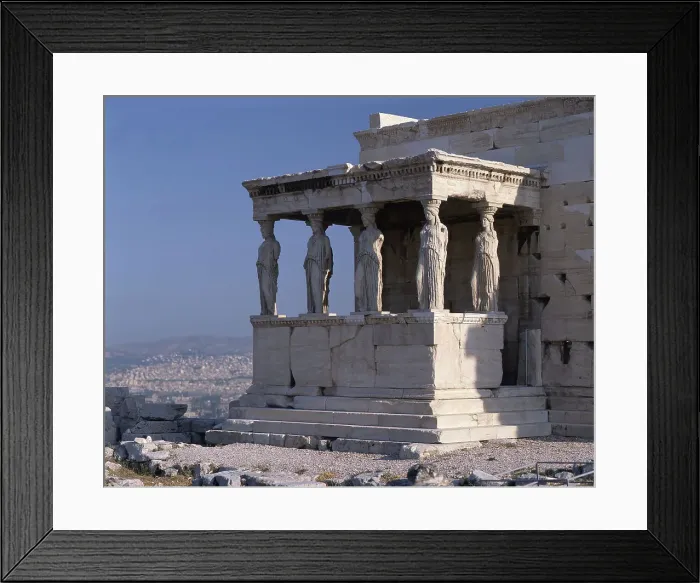 Framed Print : Caryatid detail, Erechtheion, Athens, Greece, 2018. Creator: Ethel Davies Framed Print : Caryatid detail, Erechtheion, Athens, Greece, 2018. Creator: Ethel Davies