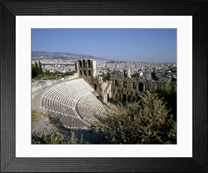 Framed Print : Odeon of Herodes Atticus, Athens, Greece, 2018. Creator: Ethel Davies Framed Print : Odeon of Herodes Atticus, Athens, Greece, 2018. Creator: Ethel Davies