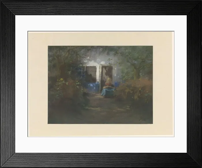 Framed Print : Idyll, 1867-1941. Creator: Jan Voerman I Framed Print : Idyll, 1867-1941. Creator: Jan Voerman I