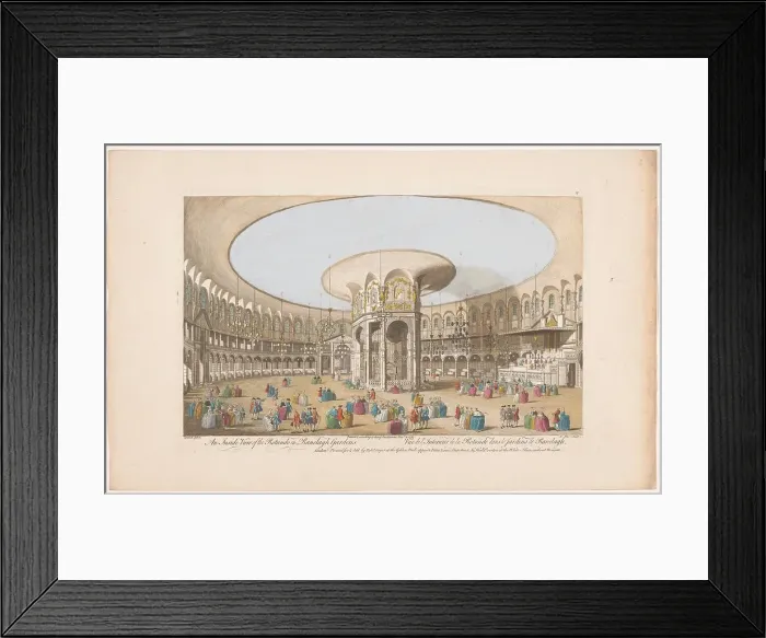 Framed Print : View of the interior of the Rotunda in London's Ranelagh Gardens, 1751. Creator: Nathaniel Parr Framed Print : View of the interior of the Rotunda in London's Ranelagh Gardens, 1751. Creator: Nathaniel Parr