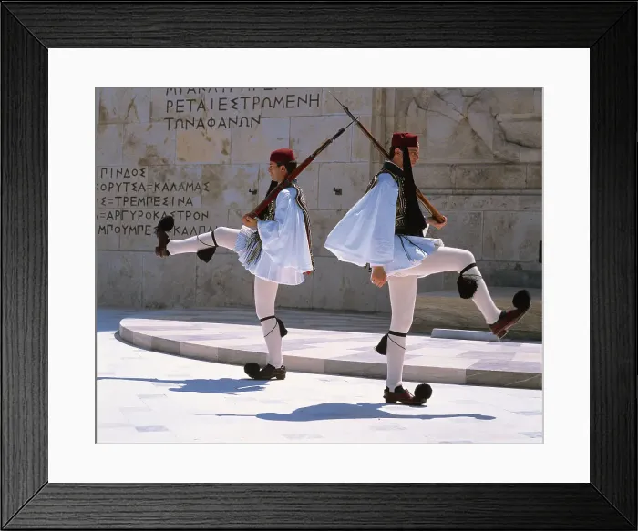 Framed Print : Parliament and Changing of the Guard, Athens, Greece, 2012. Creator: Ethel Davies Framed Print : Parliament and Changing of the Guard, Athens, Greece, 2012. Creator: Ethel Davies