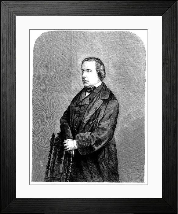Framed Print : Count de Montalembert - from a photograph by Maull and Polyblank, 1858. Creator: Unknown Framed Print : Count de Montalembert - from a photograph by Maull and Polyblank, 1858. Creator: Unknown
