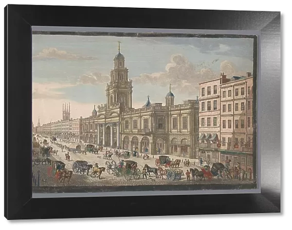 View of the Royal Exchange, London, 1751. Creator: Thomas Bowles