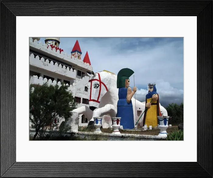 Framed Print : Castle of the Fairy Tales, Agrilos, Greece, 2003. Creator: Ethel Davies Framed Print : Castle of the Fairy Tales, Agrilos, Greece, 2003. Creator: Ethel Davies