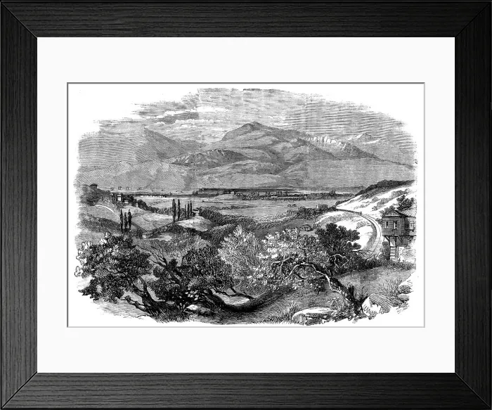 Framed Print : The Smyrna and Aïdin Railway, 1858. Creator: Unknown Framed Print : The Smyrna and Aïdin Railway, 1858. Creator: Unknown
