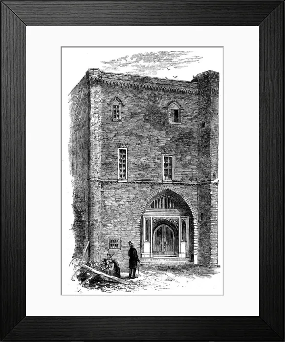 Framed Print : King John's Palace at Stepney, 1858. Creator: Unknown Framed Print : King John's Palace at Stepney, 1858. Creator: Unknown