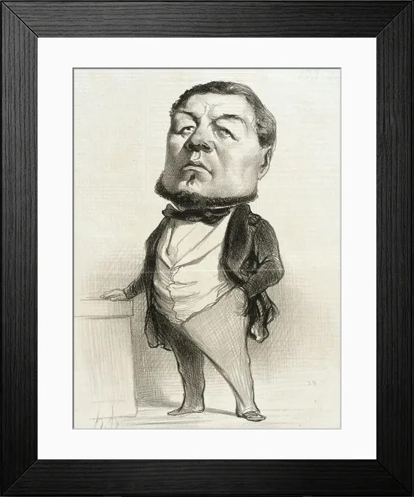 Framed Print : Ducoux, 1849. Creator: Honore Daumier
