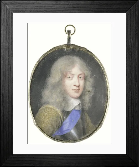 Framed Print : James II (1633-1701), later king of England, at a young age, 1645-1655. Creator: Louis du Guernier Framed Print : James II (1633-1701), later king of England, at a young age, 1645-1655. Creator: Louis du Guernier