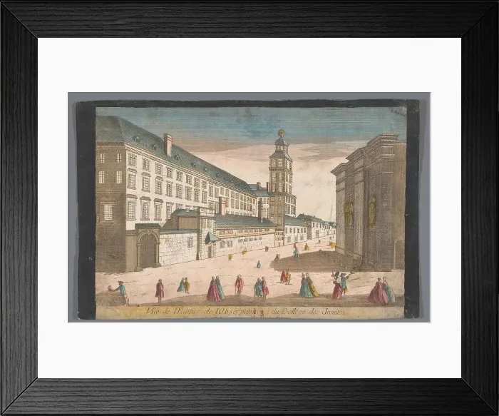 Framed Print : View of the Observatory and the Jesuit College in Rome, 1700-1799. Creator: Unknown Framed Print : View of the Observatory and the Jesuit College in Rome, 1700-1799. Creator: Unknown