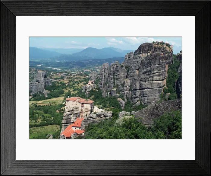 Framed Print : Meteora, Greece, 2003. Creator: Ethel Davies Framed Print : Meteora, Greece, 2003. Creator: Ethel Davies