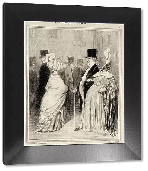 Les Étrangers dévisagés par eux-mêmes, 1844. Creator: Honore Daumier