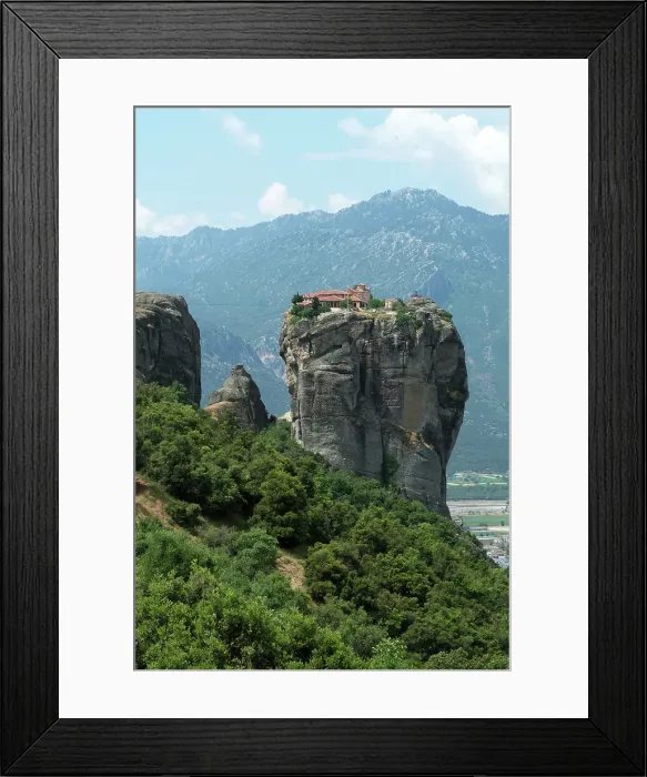 Framed Print : Meteora, Greece, 2003. Creator: Ethel Davies Framed Print : Meteora, Greece, 2003. Creator: Ethel Davies