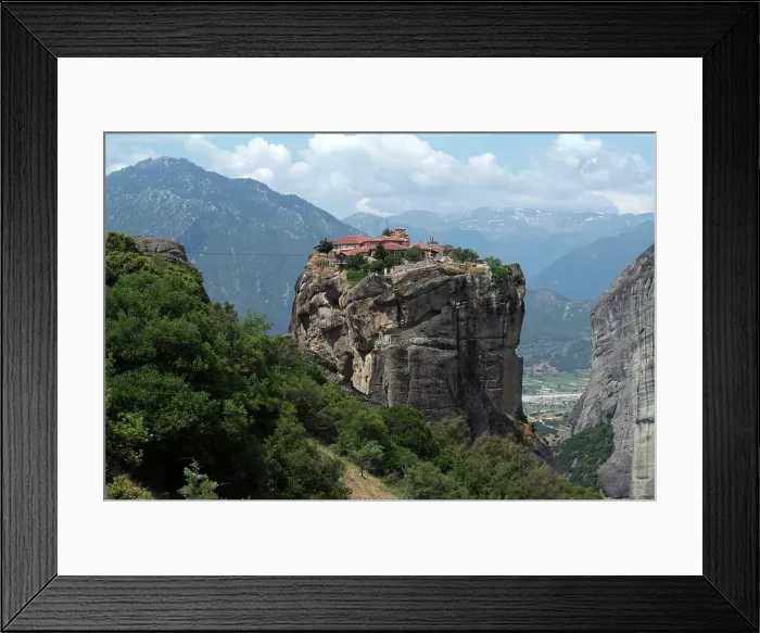 Framed Print : Meteora, Greece, 2003. Creator: Ethel Davies Framed Print : Meteora, Greece, 2003. Creator: Ethel Davies