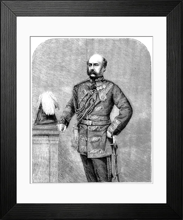 Framed Print : Major-General Sir Edward Lugard, K.C.B. - from a photograph by Beard, 1858. Creator: Unknown Framed Print : Major-General Sir Edward Lugard, K.C.B. - from a photograph by Beard, 1858. Creator: Unknown