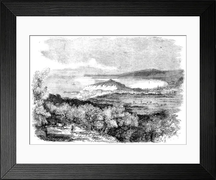 Framed Print : Nice, 1858. Creator: Allen Meason Framed Print : Nice, 1858. Creator: Allen Meason