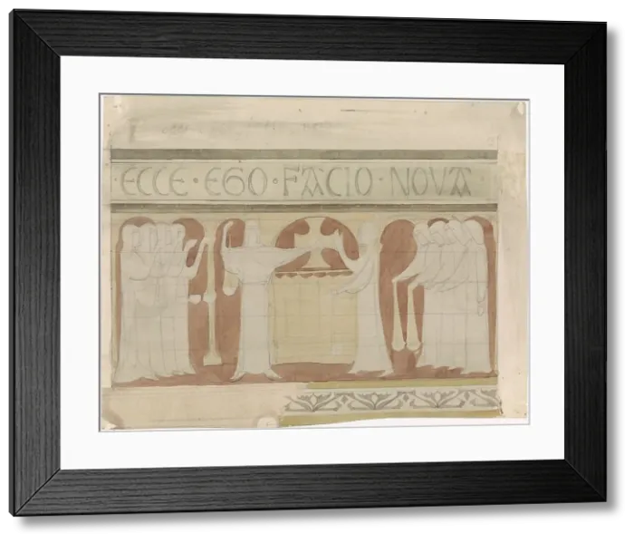 Framed Print : The five foolish and the five wise virgins, c. 1869-c. 1925. Creator: Antoon Derkinderen Framed Print : The five foolish and the five wise virgins, c. 1869-c. 1925. Creator: Antoon Derkinderen