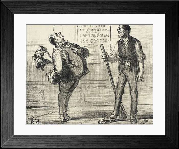 Framed Print : Je ne vois pas pourquoi on ne nous nommerait pas aussi.. 1856. Creator: Honore Daumier Framed Print : Je ne vois pas pourquoi on ne nous nommerait pas aussi.. 1856. Creator: Honore Daumier