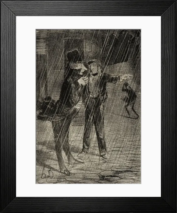 Framed Print : Comment à Chaillot!, 1839. Creator: Honore Daumier Framed Print : Comment à Chaillot!, 1839. Creator: Honore Daumier
