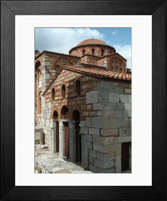 Framed Print : Ossios Loukas, Greece, 2003. Creator: Ethel Davies Framed Print : Ossios Loukas, Greece, 2003. Creator: Ethel Davies