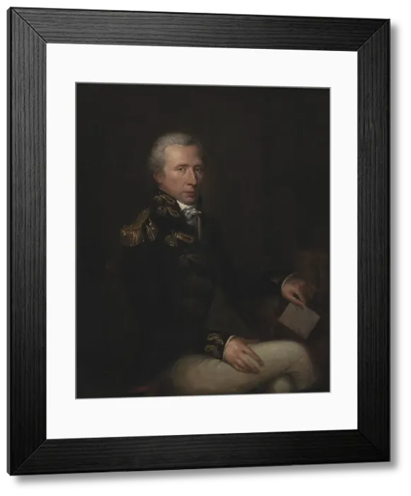 Framed Print : Portrait of the Collector Consul Hans West, 1804. Creator: Charles Pierre Verhulst Framed Print : Portrait of the Collector Consul Hans West, 1804. Creator: Charles Pierre Verhulst