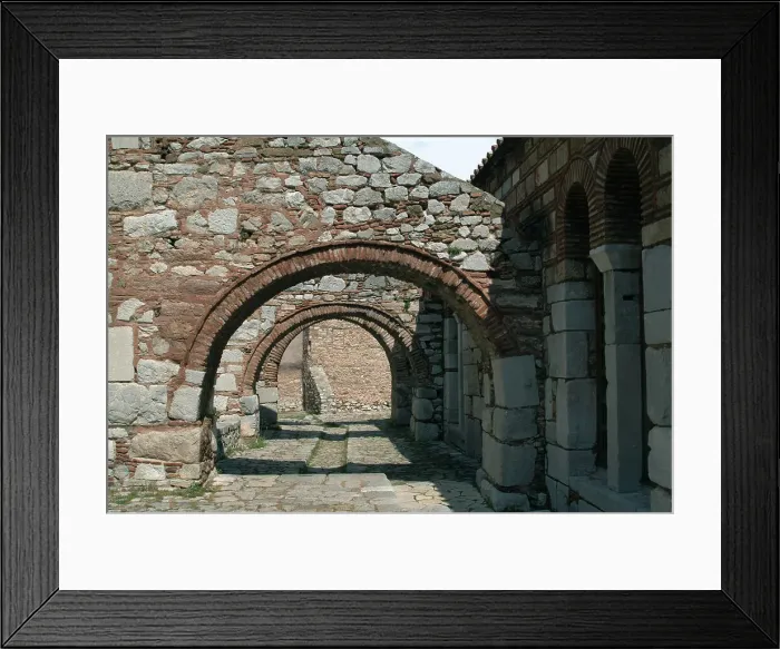 Framed Print : Ossios Loukas, Greece, 2003. Creator: Ethel Davies Framed Print : Ossios Loukas, Greece, 2003. Creator: Ethel Davies