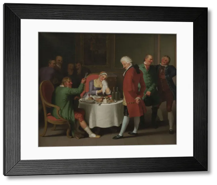 Framed Print : Ludvig Holberg's Jeppe pa Bjerget, act III, scene 3, 1811. Creator: CW Eckersberg. Ludvig Holberg's Jeppe pa Bjerget, act III, scene 3, 1811. Creator: CW Eckersberg Framed Print : Ludvig Holberg's Jeppe pa Bjerget, act III, scene 3, 1811. Creator: CW Eckersberg. Ludvig Holberg's Jeppe pa Bjerget, act III, scene 3, 1811. Creator: CW Eckersberg