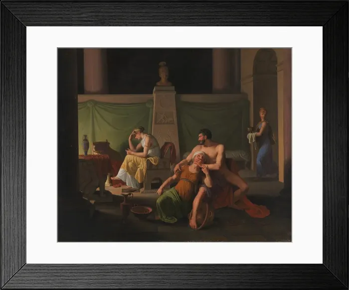 Framed Print : The Return of Ulysses. Scene from Homer´s Ulysses, 1812. Creator: CW Eckersberg Framed Print : The Return of Ulysses. Scene from Homer´s Ulysses, 1812. Creator: CW Eckersberg