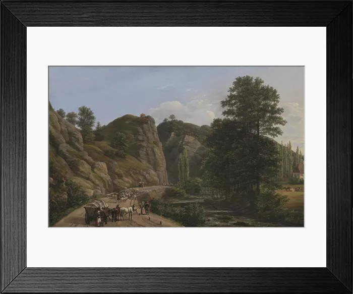 Framed Print : Plauenscher Grund at Dresden, 1818. Creator: Johan Christian Dahl Framed Print : Plauenscher Grund at Dresden, 1818. Creator: Johan Christian Dahl