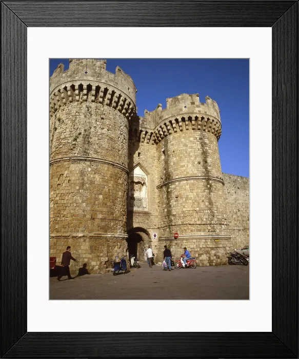 Framed Print : City Gates, Rhodes, Greece, 2019. Creator: Ethel Davies Framed Print : City Gates, Rhodes, Greece, 2019. Creator: Ethel Davies