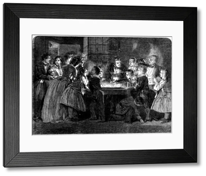 Framed Print : Snapdragon - drawn by C. Keene, 1858. Creator: Unknown Framed Print : Snapdragon - drawn by C. Keene, 1858. Creator: Unknown
