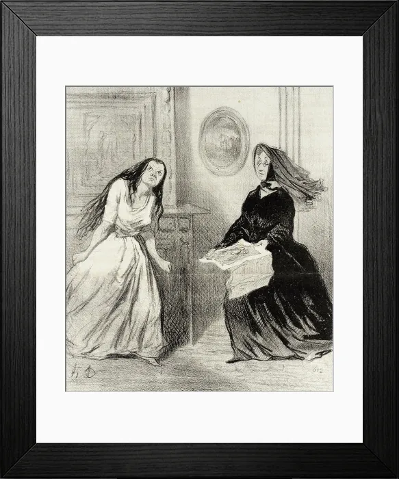 Framed Print : Comment! encore une caricature sur nous.. 1844. Creator: Honore Daumier Framed Print : Comment! encore une caricature sur nous.. 1844. Creator: Honore Daumier