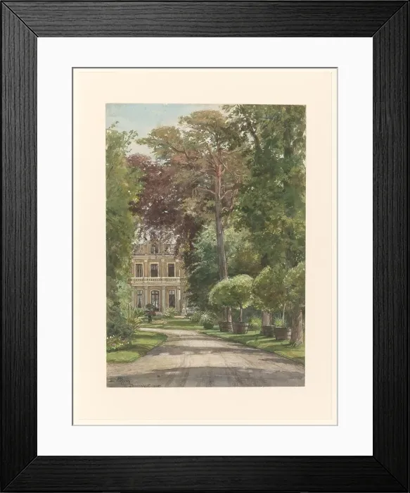 Framed Print : Exterior of the Spaarnhout, 1885. Creator: Ernst Witkamp Framed Print : Exterior of the Spaarnhout, 1885. Creator: Ernst Witkamp